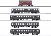 Märklin 41329 - H0 - 5-tlg. Set Personenzug mit Güterwagen, DB, Ep. III - AC